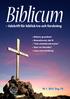 Biblicum. tidskrift för biblisk tro och forskning. Nr 1 2015 Årg. 79