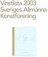 Vinstlista 2003 Sveriges Allmänna Konstförening