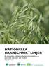NATIONELLA BRANSCHRIKTLINJER. för livsmedels- och fodersäkerhet vid produktion av spannmål, oljeväxter och trindsäd. Version 2013-12-01