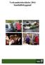 Verksamhetsberättelse 2014 Samhällsbyggnad