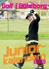 Golf i Göteborg. Juniorkalendern. www.ggf.nu