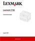 Lexmark C750. Versionsinformation. augusti 2001. www.lexmark.se