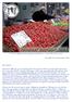 De första jordgubbarna dök upp på grönsaksmarknaden nu i veckan. (Bild: Göran Larsson)