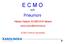 E C M O och. Pneumoni. Håkan Kalzén ECMO/IVA läkare. hakan.kalzen@karolinska.se. ECMO Centrum Karolinska