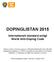 DOPINGLISTAN 2015 Internationell standard enligt World Anti-Doping Code