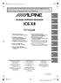 IN-DASH APP/DVD RECEIVER ICS-X8. ALPINE ELECTRONICS GmbH Wilhelm-Wagenfeld-Str. 1-3, 80807 München, Germany Phone 089-32 42 640