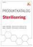 2015-09-21 PRODUKTKATALOG. Sterilisering. Avtal 1401561, 2015-01-01--2016-12-31 Avtal 1302057, 2014-05-01--2016-04-30