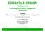 ECOCYCLE DESIGN Hållbart och kretsloppsanpassat byggande i praktiken