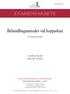 EXAMENSARBETE. En litteraturstudie ANDERS BJÖRK MIKAEL HURRI HÄLSOVETENSKAPLIGA UTBILDNINGAR