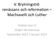 V. Brytningstid: renässans och reformation Machiavelli och Luther. Politisk teori A Jörgen Hermansson September 2012 / Januari 2013