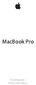 MacBook Pro. Produktguide Viktig information