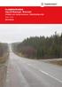 PLANBESKRIVNING Väg 620 Buberget - Botsmark Vindeln och Umeå kommun, Västerbottens län