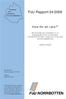 FoU NORRBOTTEN. FoU Rapport 54:2009. Köra för att Lära. Forskning och utveckling inom Socialtjänsten