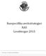 Rasspecifika avelsstrategier RAS Leonberger 2015. S v e n s k a L e o n b e r g e r k l u b b e n