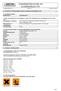 SÄKERHETSDATABLAD KAMFERTRÄD VIT Omarbetat: 2013-12-30 Version 7.0 Ersätter: 2011-08-26
