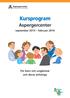 Kursprogram Aspergercenter september 2013 februari 2014 För barn och ungdomar och deras anhöriga