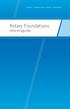 rotary internationals rotary foundation Rotary Foundations referensguide