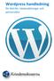 Wordpress handledning för distrikt, lokalavdelningar och personsidor