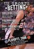 US SPORTS BETTING PLAYOFFS 2006 SKRÄLL REDAN I FÖRSTA MONEYMANAGEMENT ANFALL VINNER MATCHER