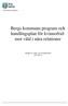 Bergs kommuns program och handlingsplan för kvinnofrid- mot våld i nära relationer