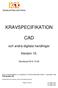 KRAVSPECIFIKATION CAD