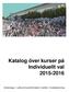 Katalog över kurser på Individuellt val 2015-2016