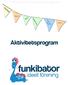 Funkibatorsk ativitetsprogram. Aktivitetsprogram