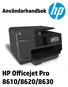 HP Officejet Pro 8610 e-all-in-one/hp Officejet Pro 8620 e-all-in-one/hp Officejet Pro 8630 e-all-in-one. Användarhandbok