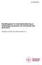 Dnr 6003/2009-300 Handlingsplan för internationalisering av utbildningar på grund- och avancerad nivå 2010-2012