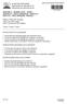 M07/2/A2SWE/HP1/SWE/TZ0/XX SWEDISH A2 HIGHER LEVEL PAPER 1 SUÉDOIS A2 NIVEAU SUPÉRIEUR ÉPREUVE 1 SUECO A2 NIVEL SUPERIOR PRUEBA 1