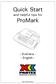 Quick Start. and helpful tips for ProMark. - Svenska - - English - Doc: MK9-M-04-02