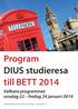 Program DIUS studieresa till BETT 2014