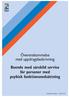 Överenskommelse med uppdragsbeskrivning Boende med särskild service för personer med psykisk funktionsnedsättning. Vuxenförvaltningen 2012-01-01