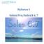 Nyheter i. Solen Pro/SolenX 6.7