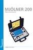 MJÖLNER 200 Mikroohmmeter