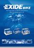 MOTORCYCLE & SPORT BATTERIES. Batterier för motorcyklar, sport och fritid