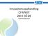 Innovationsupphandling OFP/NDT 2015-10-20. Fredrik Johansson