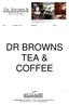 DR BROWNS TEA & COFFEE