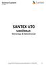 SANTEX V70 VIKDÖRRAR Monterings- & Skötselmanual