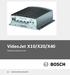 VideoJet X10/X20/X40. Nätverksvideoserver. Snabbinstallationshandbok