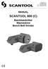 MANUAL SCANTOOL 800 (C) Bænkbåndsliber Slipmaskine Bench Belt Grinder