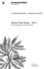 Minor Field Study - 2014 Ekonomihögskolan, Linnéuniversitet