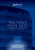 MEETINGS MADE EASY HAMBURG AIRPORT. HOTELS DESIGNED TO SAY YES! radissonblu.se/konferens