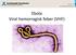 2015-11-13 www.smittskyddstockholm.se. Ebola Viral hemorragisk feber (VHF)