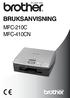 BRUKSANVISNING MFC-210C MFC-410CN