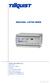 MANUAL LQT60 WIDE. Manual LQT60 Wide Rev: SWE2014-03-28