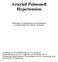 Arteriell Pulmonell Hypertension