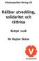 Hållbar utveckling, solidaritet och rättvisa