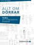 OKT/2014 - SPECIALNUMMER ALLT OM DÖRRAR TEMA: ATT FÖRESKRIVA DÖRRAR