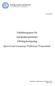 Utbildningsplan för logopedprogrammet 240 högskolepoäng Speech and Language Pathology Programme